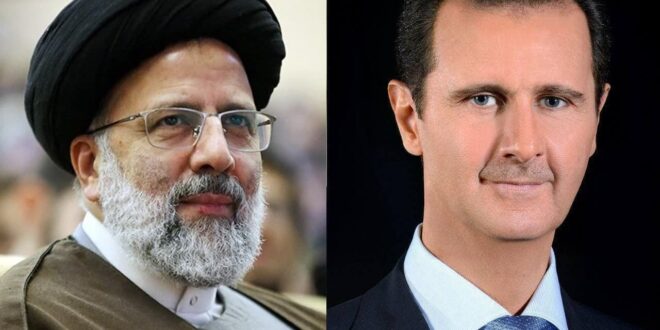 الرئيس الأسد يرسل برقية تهنئة إلى الرئيس الإيراني المنتخب إبراهيم رئيسي