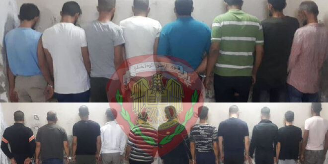 توقيف عدد من الأشخاص أثناء قيامهم بسرقة محاصيل زراعية من قرى ريف محافظة حماة