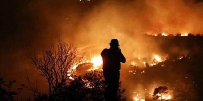 وزير سوري: أضرار الحريق الذي امتد من لبنان إلى سوريا