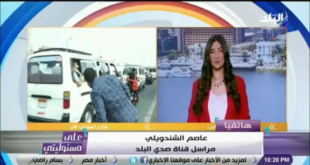 بالفيديو..مراسل مصري يتعرض لحادث تصادم على الهواء مباشرة