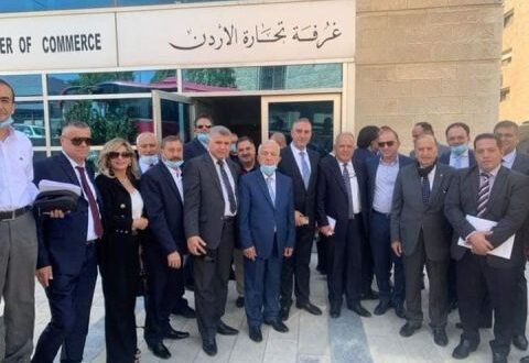 الوفد التجاري السوري بعد عودته من الأردن