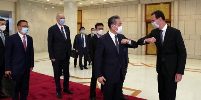 زيارة وزير الخارجية الصيني لدمشق
