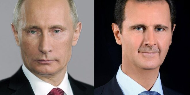 رسالة من الرئيس الأسد الى بوتين