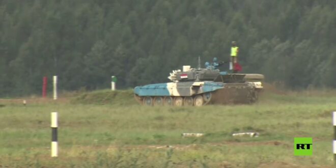 بياتلون الدبابات في روسيا.. تقدم الفريق المنغولي
