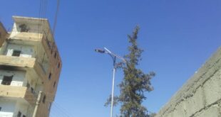 الطاقة البديلة لإنارة أحياء مدينة دير الزور