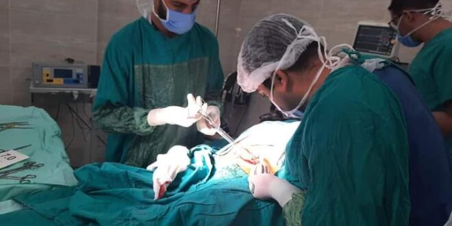 عملية نوعية نادرة لإمرأة سورية في مشفى تشرين