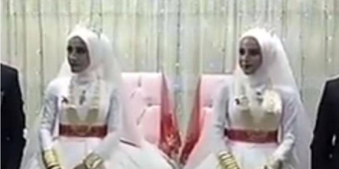 فيديو: تركيا تشهد حفل زفاف "نادر".. "عرس التوائم"