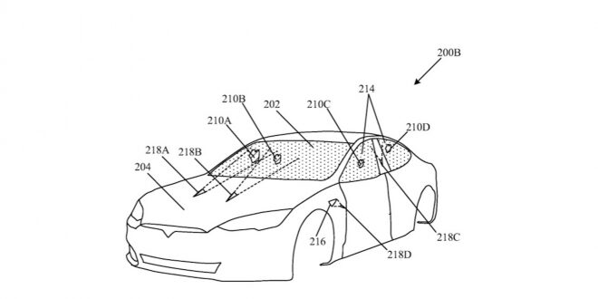 تيسلا تسجل براءة اختراع مساحات زجاج ليزرية