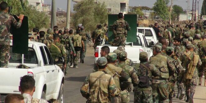 الجيش السوري يبدأ تمشيط بلدة صيدا ومحيطها بريف درعا الشرقي