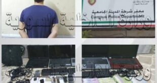 القبض على طالب جامعي في حلب لقيامه بعدة سرقات من الغرف السكنية في المدينة الجامعية