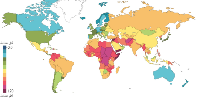 قائمة الدول الأكثر هشاشة في العالم