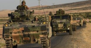 الجيش التركي يرسل تعزيزات عسكرية إلى محاور شرق الفرات سوريا