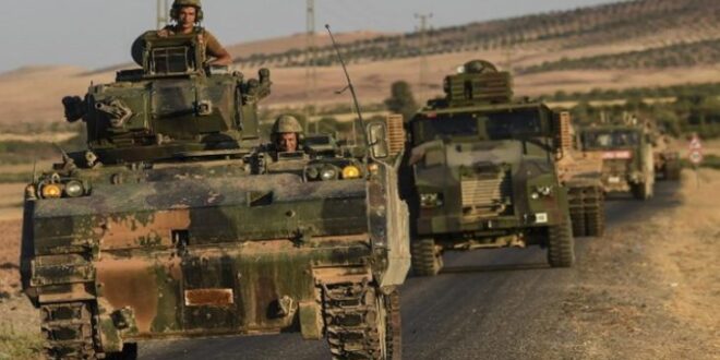 الجيش التركي يرسل تعزيزات عسكرية إلى محاور شرق الفرات سوريا