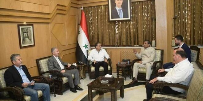 محافظ حلب يبحث علاقات التعاون الاقتصادي
