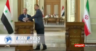 عبد اللهيان يسعف المقداد بكأس من الماء