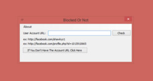أداة صغيرة لمعرفة هل قام شخص ما بحظرك على الفيسبوك أم لا
