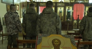 قداس عيد الميلاد في كنيسة "إغناطيوس حامل الإله" بدمشق بمشاركة عسكريين روس