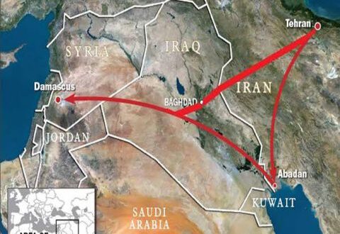 الخط الحديدي السوري العراقي الايراني