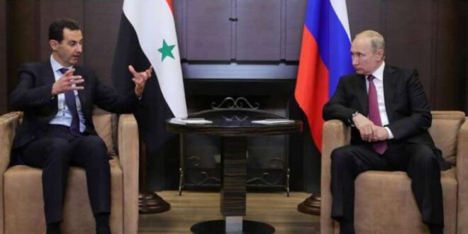 اتصال هاتفي بين الرئيس الأسد وبوتين