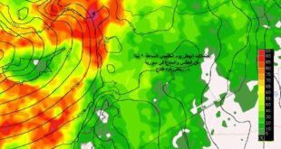 منخفض جوي الخميس مع أمطار ساحلية غزيرة