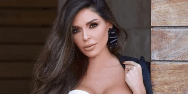 زينة الراسي برفقة صديق بوتين الممثل العالمي الشهير