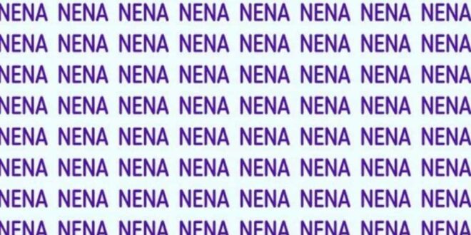 كم استغرقت من الوقت لإيجاد كلمة “NENE”؟.. ركز قبل أن تجيب