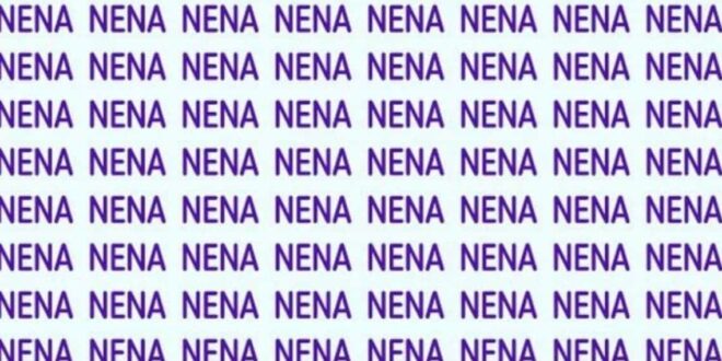 كم استغرقت من الوقت لإيجاد كلمة “NENE”؟.. ركز قبل أن تجيب