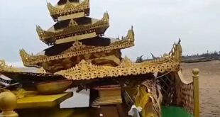 بالفيديو.. عربة ذهبية غامضة تظهر على الساحل الهندي!