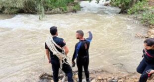 مياه "داريا" تجرف سوريًّا أثناء محاولته إنقاذ ابنته من الغرق شمال لبنان