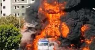 سائق شاحنة ينقذ بنغازي من كارثة انفجار محطة