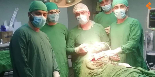 عمل جراحي نوعي في مشفى الباسل ينقذ حياة طبيب