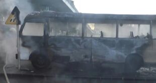 استهداف حافلة بريف درعا جنوبي سوريا