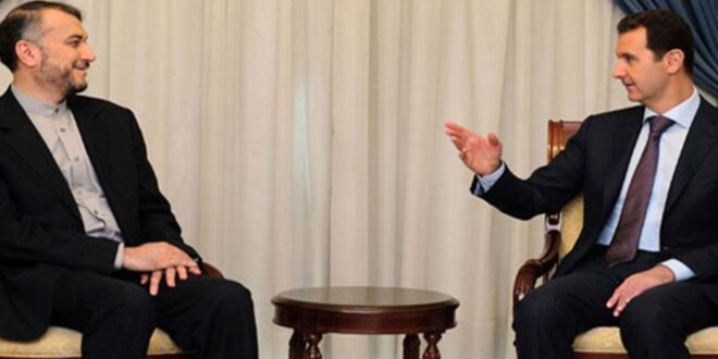 الأسد يكشف لعبد اللهيان تشكل وضع جديد في المنطقة يغير التوازن لصالح سوريا