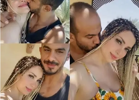 نسرين طافش و زوجها يشعل مواقع التواصل الاجتماعي