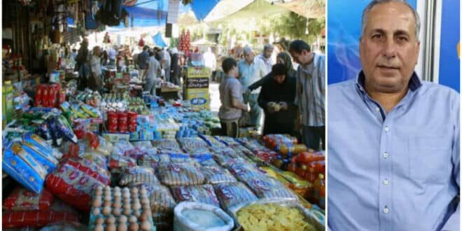 المواد الغذائية من الأسواق في دمشق