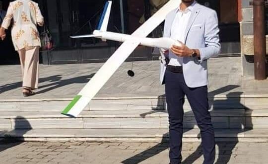 مهندس من طرطوس يصمم وينفذ طائرة مسيّرة بجناح ثابت