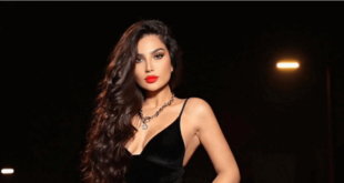 فنانة لبنانية تُثير الجدل بظهورها بفستان أسود شفاف