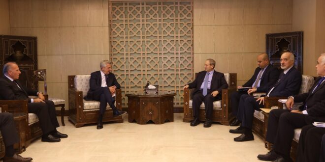 وزير الخارجية السوري يلتقي فيلبو غراندي لبحث عودة اللاجئين من لبنان