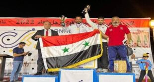 سوريا تحقق المركز الثاني والثالث لبطولة أقوى رجل عربي لعام 2022
