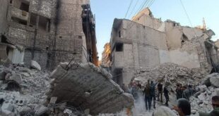 11 وفاة جراء انهيار بمبنى في مدينة حلب