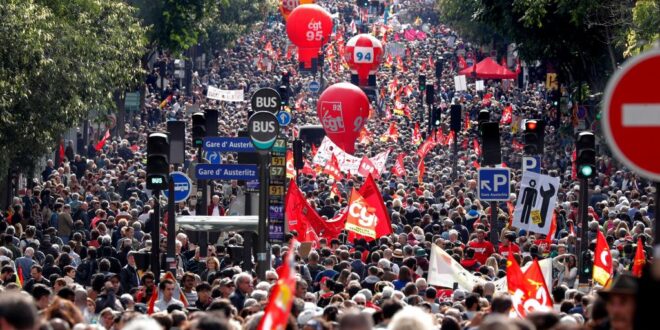 إضراب فرنسي شامل اليوم: «شتاء السخط» يطرق أبواب أوروبا