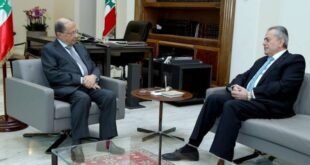 الرئيس اللبناني والسفير السوري يبحثان خطة عودة النازحين السوريين