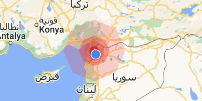 هزة أرضية تضرب شمال سورية