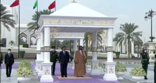 لماذا استُقبل الرئيس الصيني باللون البنفسجي في السعودية