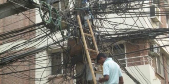 نتيجة الاستجرار الكهربائي غير المشروع...انـ.ـفـ ـجار الكابلات الكهربائية الرئيسية في جرمانا
