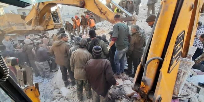 ارتفاع حصيلة ضحايا البناء المنهار في حي الشيخ مقصود بحلب